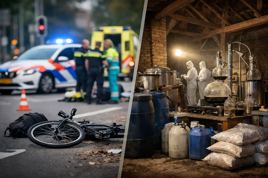 Actueel 112-nieuws: Fietser betrokken bij ongeluk in Groningen en drugsschuur gesloten in Noordbroek
