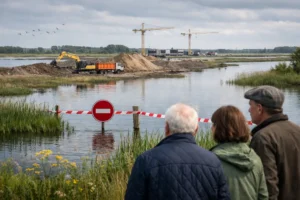 Bewoners vragen om bouwstop voor uitbreiding waterberging De Onlanden