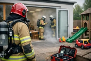 Brandweer onderzoekt onverklaarbare lucht in kinderopvanglocatie