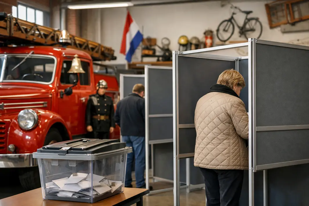 Brandweermuseum in Sappemeer tijdelijk in gebruik als stemlocatie voor gemeenteraadsverkiezingen