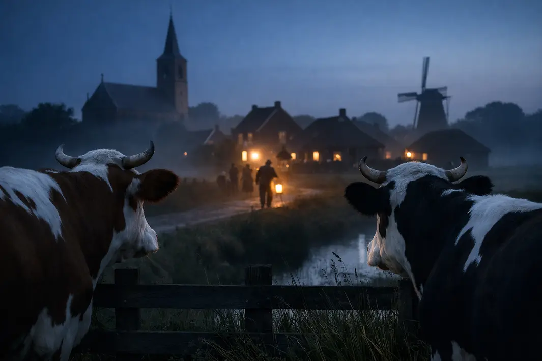 Commentaar op nieuws door Blaarkoppen: oude tijden zonder straatverlichting