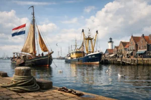 Herinnering aan het levendige havenverleden in de Vishoek