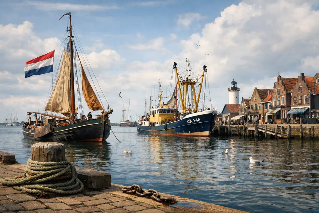 Herinnering aan het levendige havenverleden in de Vishoek