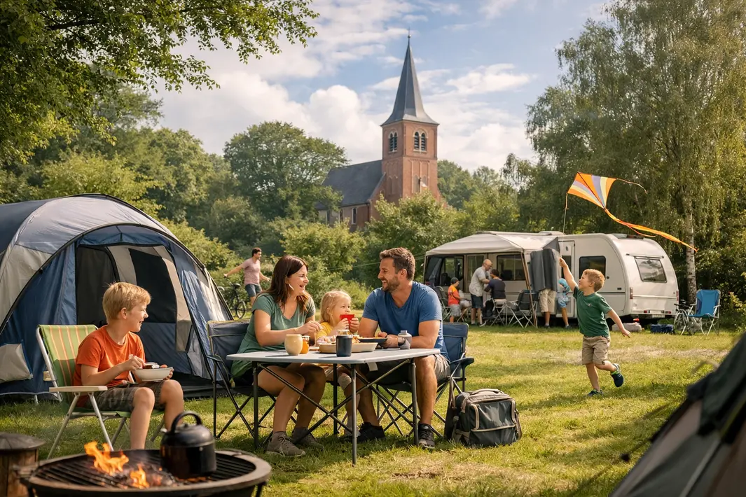 Kampeerseizoen in Onnen van start met enthousiaste gezinnen