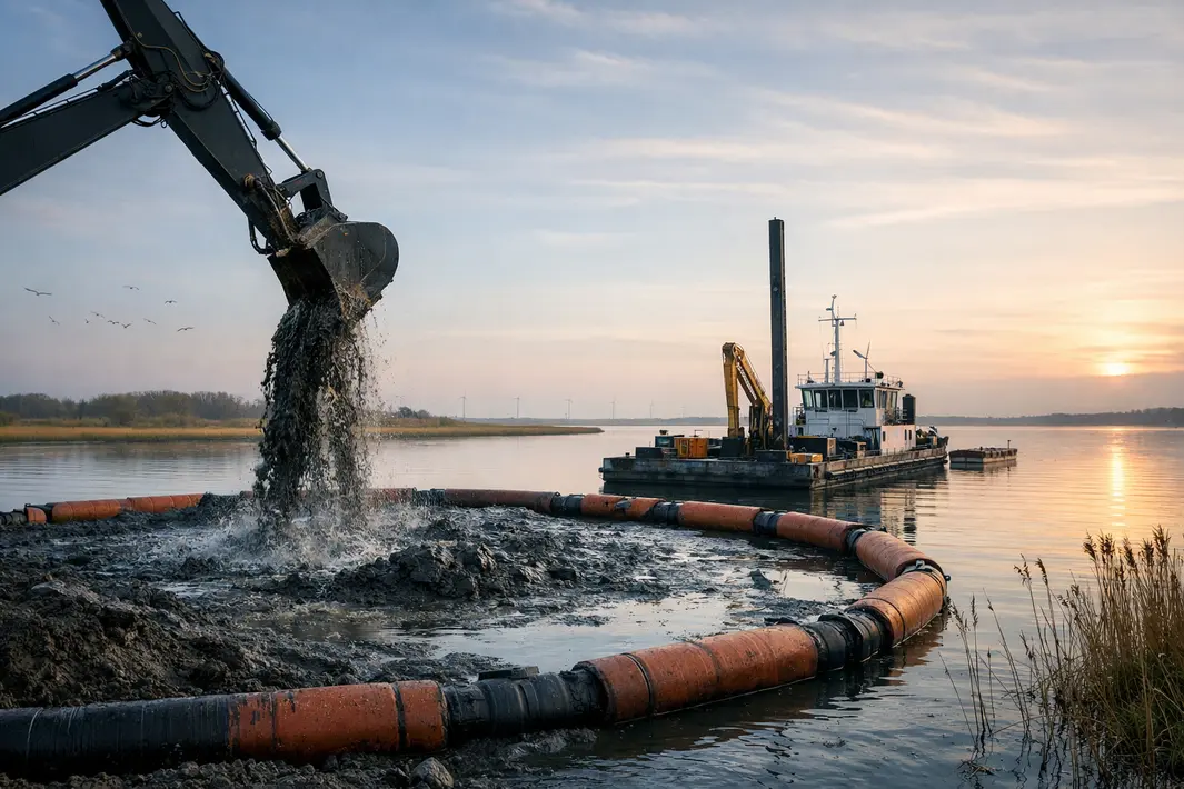 Provincie beëindigt stort van baggerslib in Lauwersmeer na bezwaren