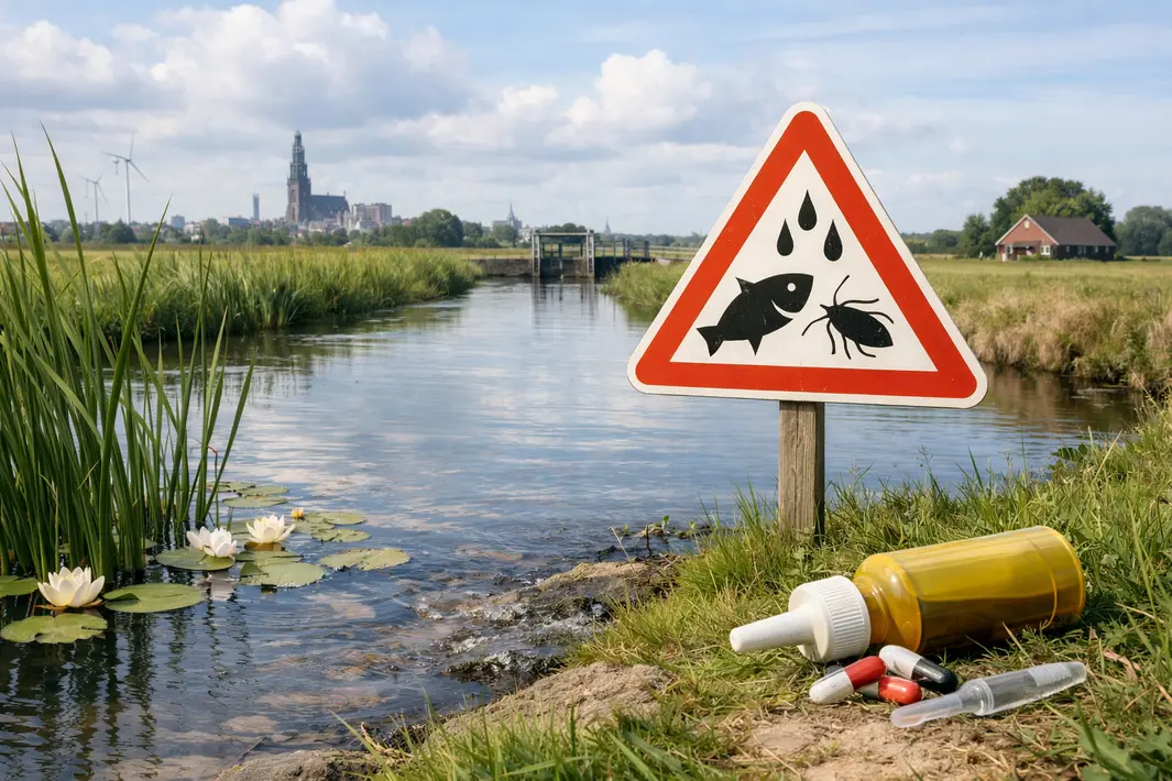 Provincie Groningen treft maatregelen tegen verontreiniging water door vlooienmiddelen