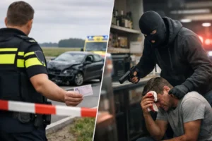 Rijbewijs ingenomen na ongeval in Drenthe en gewonde bij overval in Groningen
