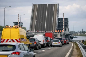Staking bij Rijkswaterstaat leidt tot verkeersopstoppingen bij bruggen