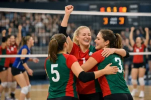 Tweede overwinning voor Gronings volleybalteam in BeNe Conference