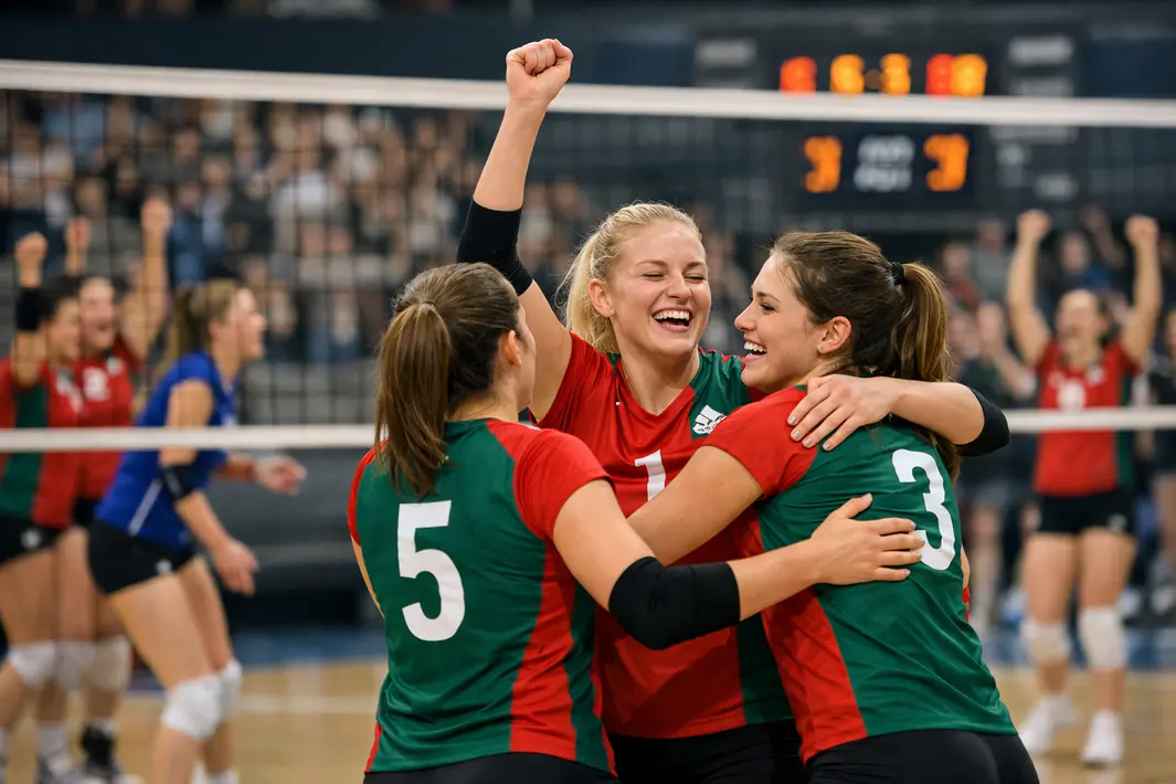 Tweede overwinning voor Gronings volleybalteam in BeNe Conference