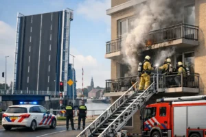 Veiligheidsmaatregelen en brandmelding in Groningen: updates over Julianabrug en balkonbrand