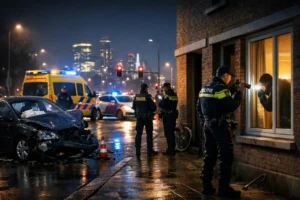 Verkeersongeval en inbraken in de stad zorgen voor extra politie-inzet
