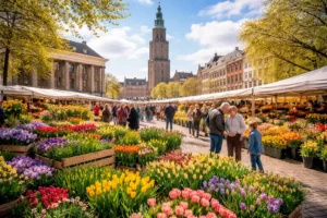 Bloemetjesmarkt in Groningen viert 42e editie op Goede Vrijdag