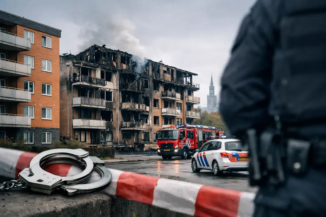 Celstraf geëist na brandstichting in woningcomplex Groningen