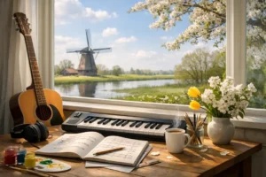 Creativiteit en nieuw muzikaal werk komen samen in voorjaarstijd