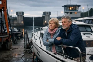 Duits echtpaar langdurig vastgelopen op scheepswerf door sluizenproblemen