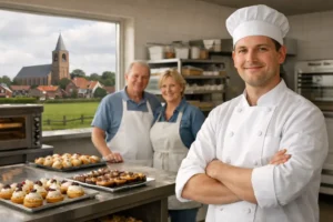 Familiebakkerij in Bierum verwelkomt nieuwe banketbakker na urgente zoektocht