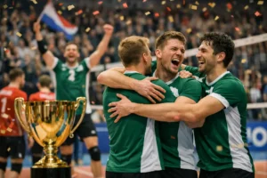 Groningse volleybalploeg grijpt titel in Superdivisie