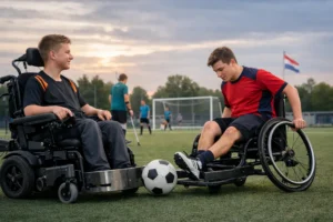 Jongeren met spierziekte vinden hun plek bij speciale voetbalclub