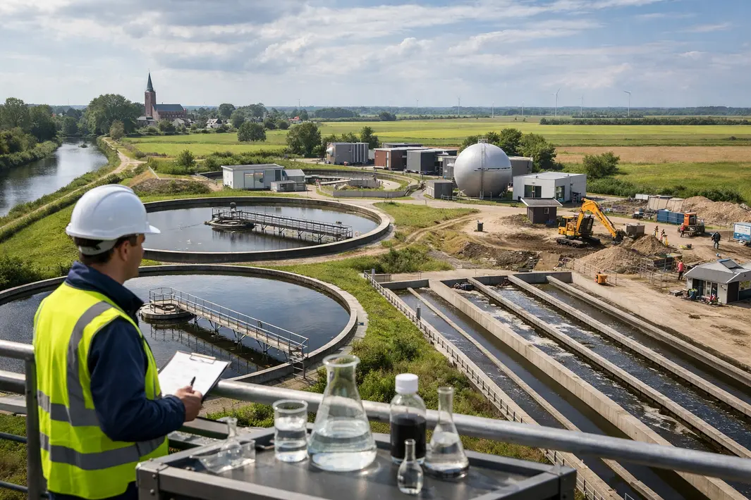 Onderzoek gestart naar modernisering en uitbreiding rioolwaterzuivering in Garmerwolde