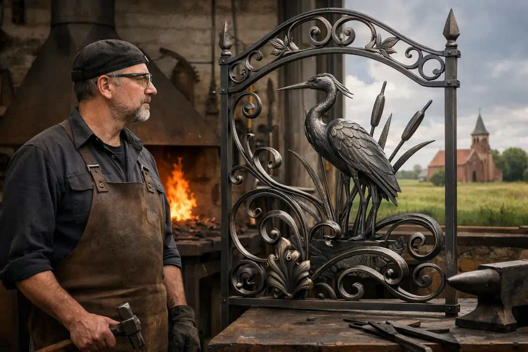 Siersmid uit Warffum combineert vakmanschap en kunst in smeedwerk