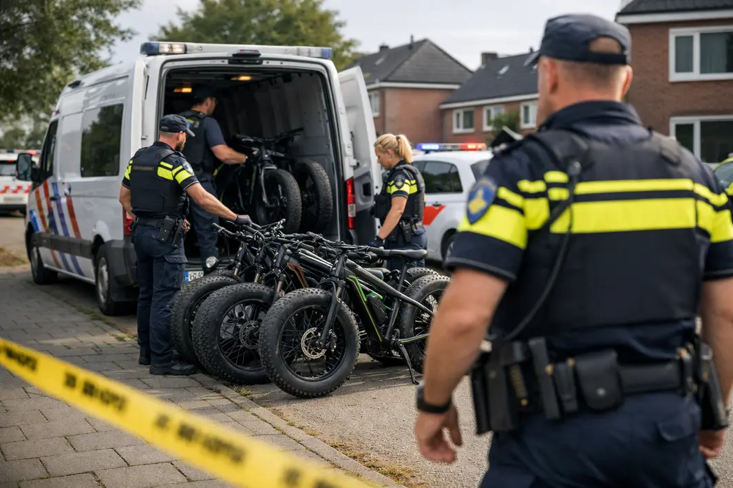 Uitgebreide politieactie in Delfzijl tegen jeugdoverlast met beslag op fatbikes