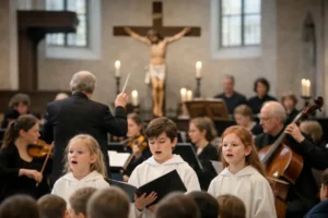 Unieke uitvoering van Matthäus-Passion met kinderen en orkest in Harkstede