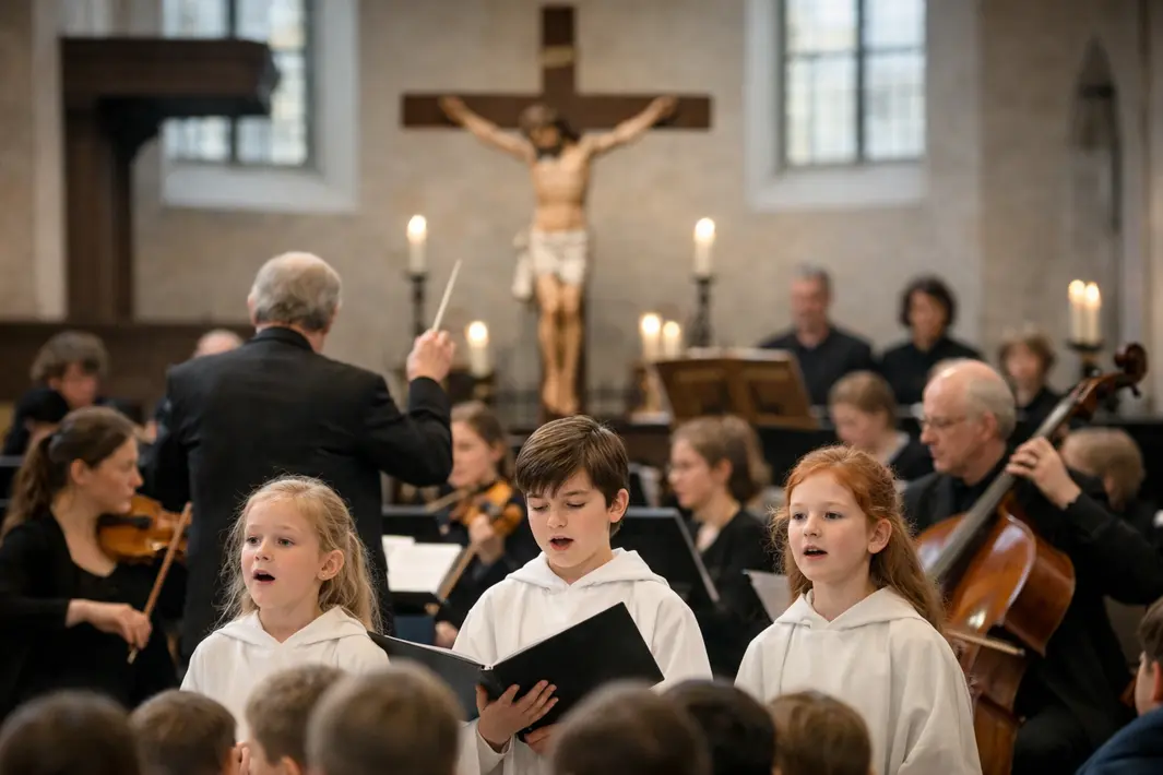 Unieke uitvoering van Matthäus-Passion met kinderen en orkest in Harkstede