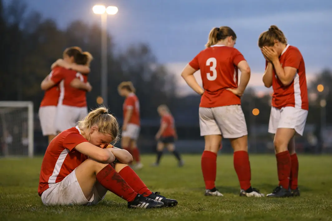 Vrouwenvoetbalteam zakt weer terug uit eerste divisie
