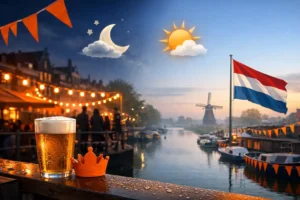 Waarschijnlijk droog maar frisse temperaturen tijdens Koningsnacht en Koningsdag