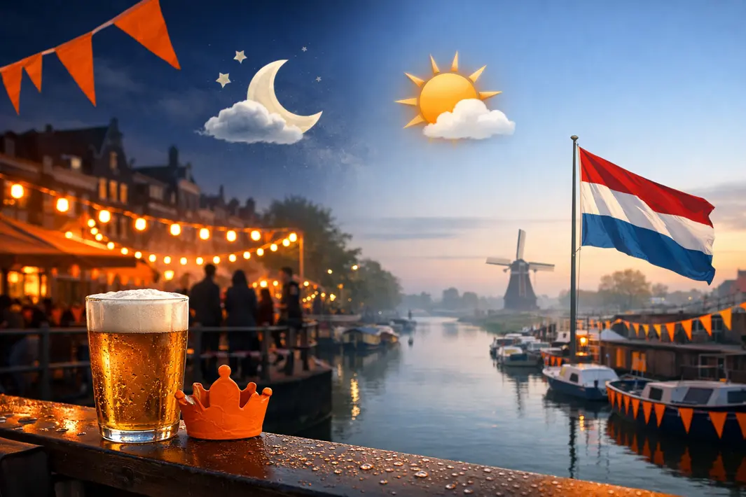Waarschijnlijk droog maar frisse temperaturen tijdens Koningsnacht en Koningsdag