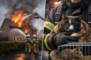 Woningbrand in Haren en dierenleed bij brand in Muntendam