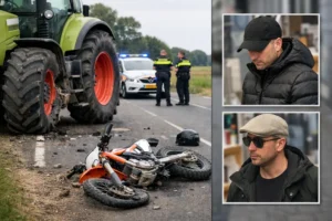 Aanrijding tussen trekker en crossmotor bij Ter Apel; politie deelt beelden van oplichtingsverdachten