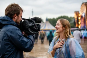 Cameraman beleeft bijzondere dag met onverwachte ontmoeting tijdens festival