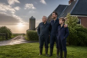 Drie generaties samen op één boerderij in Nieuwolda