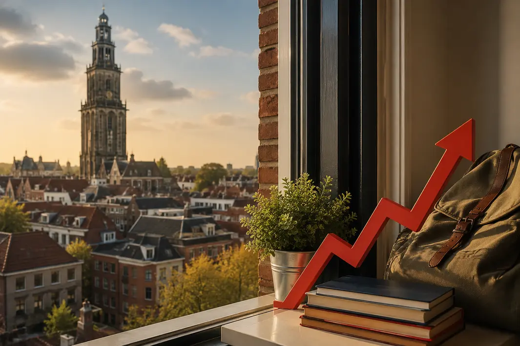 Huurprijzen studentenkamers in Groningen stijgen fors met 13 procent
