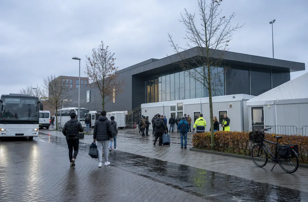 Noodopvang voor circa 120 asielzoekers in stad vanwege drukte in Ter Apel