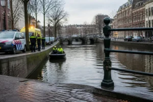 Overleden man in water gevonden in Stad, geen aanwijzing voor misdrijf