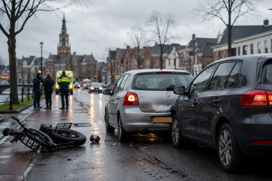 Overzicht van ongevallen in Winschoten: kop-staartbotsing en fatbike-aanrijding