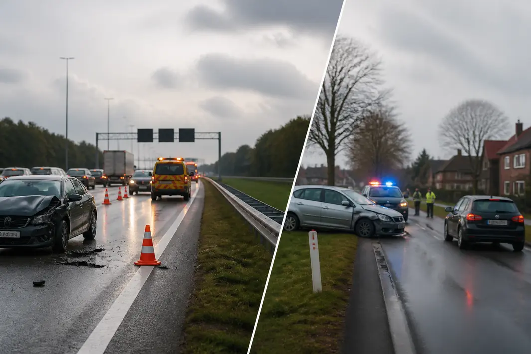 Twee verkeersongevallen op A7 en in Spijk zorgen voor incidenten