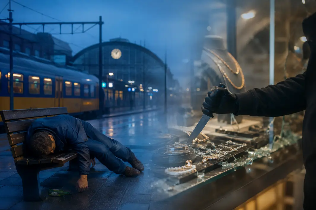 Update over incidenten: dronken man gevonden bij station en overval met mes in sieradenwinkel