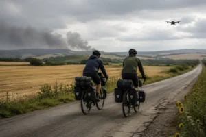 Vrienden Fietsen Naar Oekraïne Voor Bouw Herstelcentrum, Mijden Steden Door Drones