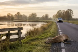 Dieraanrijding in natuurgebied Onlanden roept vragen op over verkeer