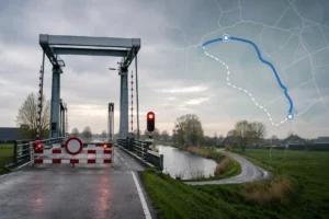 Dorkwerderbrug afgesloten door technische storing, omleiding via Aduard ingesteld