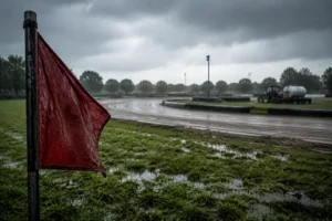 Grasbaanraces in Loppersum stilgelegd door slechte weersomstandigheden