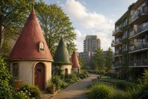 Herbestemming Kabouterhuisjes in Stadswijk De Hoogte Mogelijk