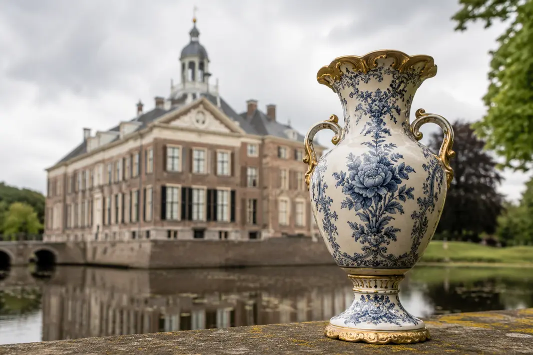 Historische vaas uit 19de eeuw keert terug naar borg Nienoord
