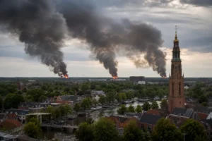 Meerdere branden op zaterdag 13 juni in Appingedam en Groningen