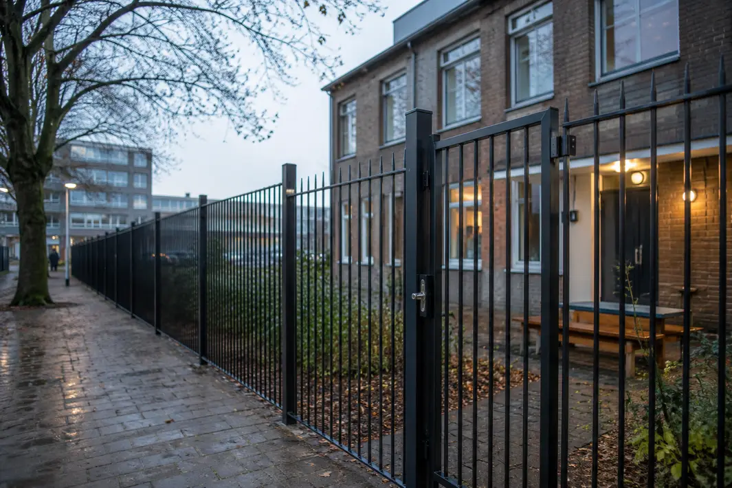 Nieuwe hekken geplaatst bij daklozenopvang om overlast te verminderen