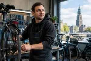 Nieuwe start in Groningen voor Oekraïense fietsenmaker ondanks onzekere toekomst